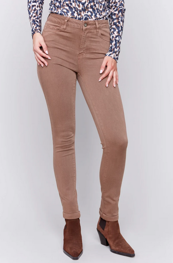 Charlie B C5309X-188B Women's Twill Jeans w/ Hem Cuff