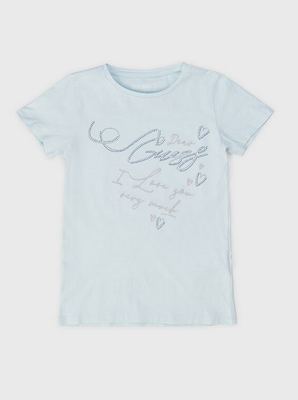 Guess J5RI38K6YW4 Girl’s Logo Short Sleeve T-Shirt
