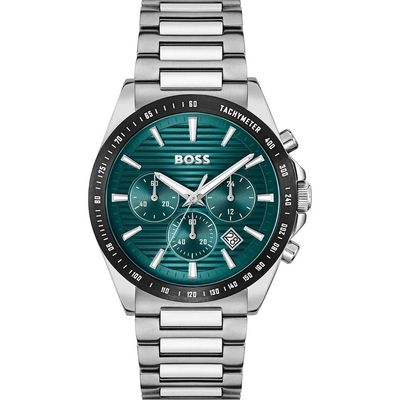 BOSS 1514241 Men's Strike Green Chronograph Watch