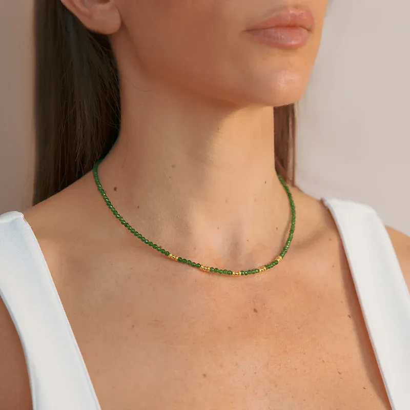Etrusca WSET00782 Women's Gold Plated Gemstone Necklace