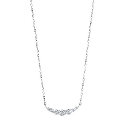 Joanli Nor 20452060900 LINDA Crystal Pendant Silver Necklace 17mm
