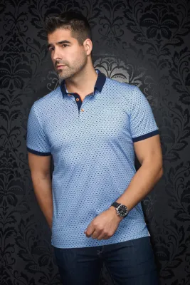 Au Noir ASHER Men’s Printed Polo/