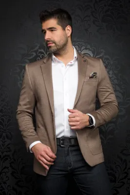 Au Noir DELON Men’s Stretch Blazer
