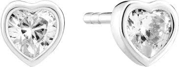 Sif Jakobs E2492-CZ Women's Silver CZ Amorino Earrings