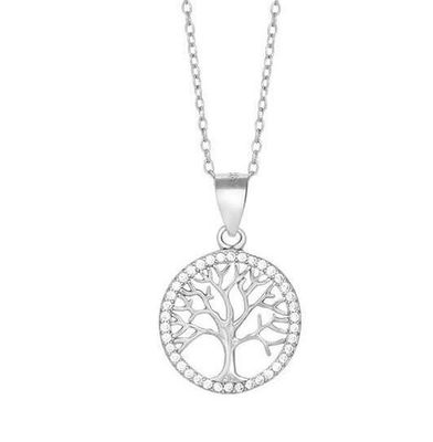 Joanli Nor 20450990900 CAIA Women's Silver Tree Of Life Pendant Necklace/15mm