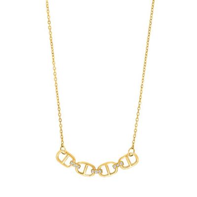Joanli Nor 20452035900 LARA Gold CZ Chain Necklace