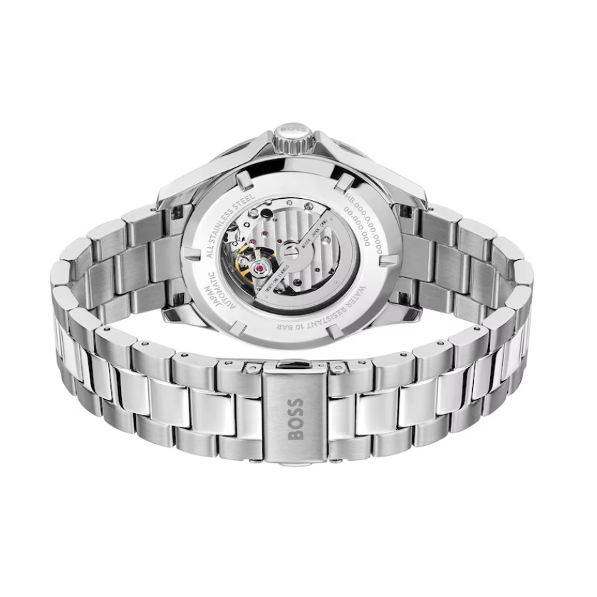 BOSS 1514202 Men's Stainless Steel Black Dial Watch