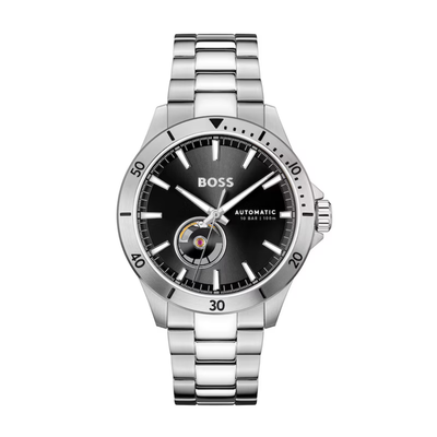 BOSS 1514202 Men's Stainless Steel Black Dial Watch