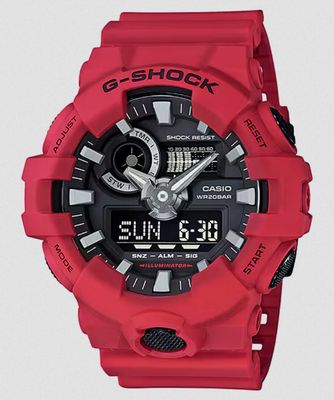 G-Shock GA700-4A Men's Casio Watch/ RED