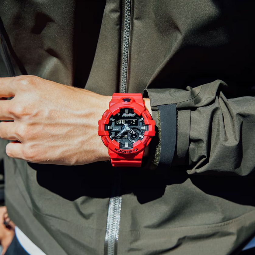 G-Shock GA700-4A Men's Casio Watch – Red