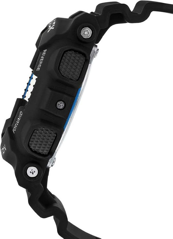 G-Shock GA100-1A2 Men's Casio Watch – Black & Blue