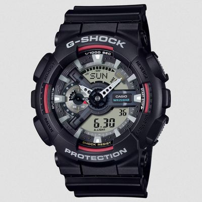 G-Shock GA110RL-1A Men's Casio Watch – Black & Red