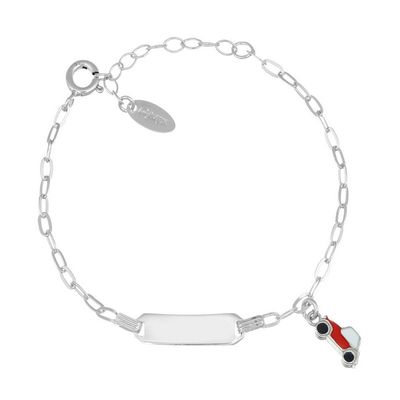 Amen BRJTAMAB Kids Silver Car Bracelet