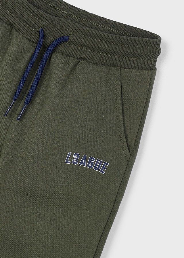 Mayoral 907 Boy's Long Sleeve League Zip Hoodie & 2 Joggers Set 3PC – Oliva