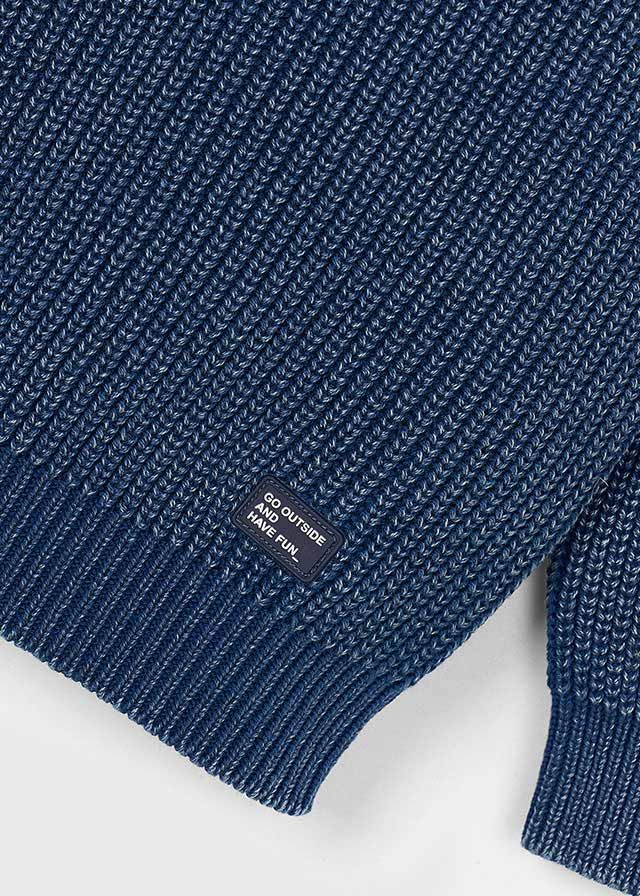 Mayoral 4373 Boy's Knit Sweater – Azul