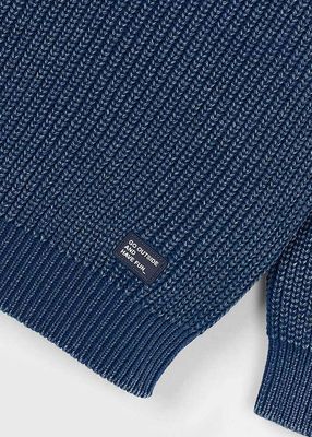 Mayoral 4373 Boy's Knit Sweater/AZUL