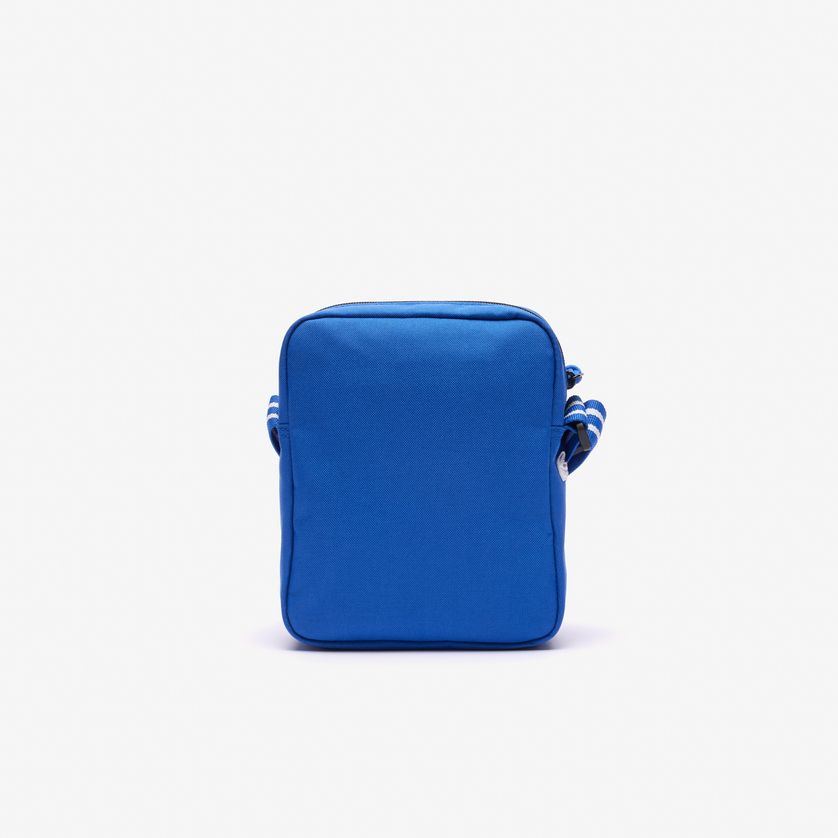 Lacoste NH4606NZ Men’s Vertical Camera Crossbody Satchel Bag – Blue