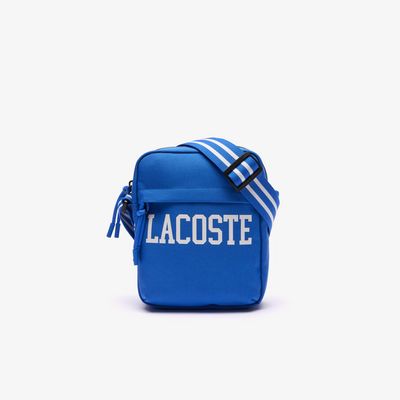 Lacoste NH4606NZ Men’s Vertical Camera Crossbody Satchel Bag/BLUE