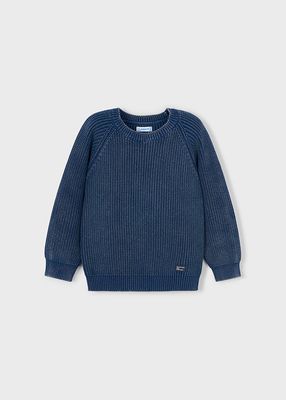 Mayoral 4373 Boy's Knit Sweater/AZUL