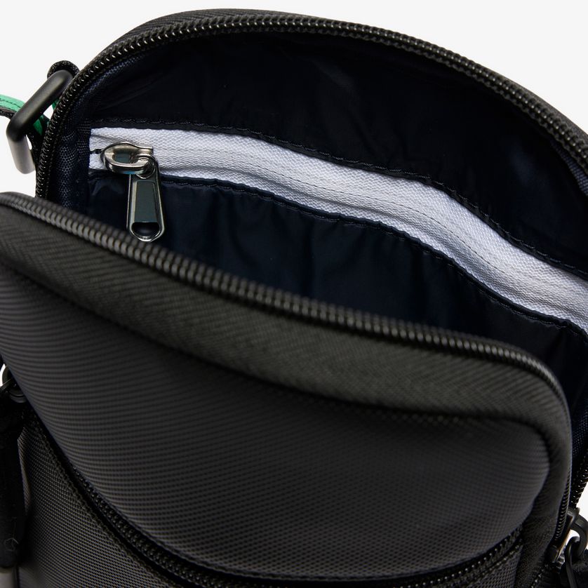Lacoste NH4679TX Men’s Crossbody Satchel – Black