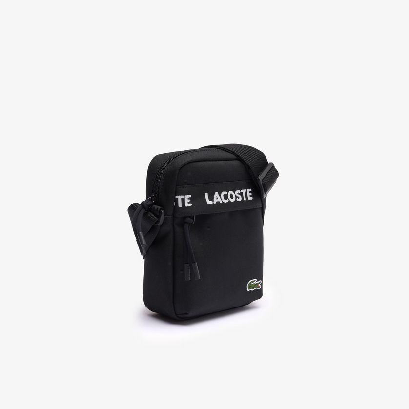 Lacoste NU4686NZ Men’s Crossbody Satchel – Black