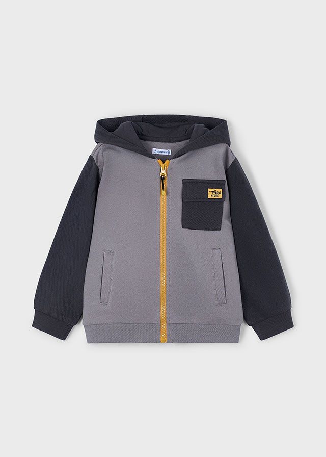 Mayoral 4808 Boy's Zip-Up Hoodie & Double Jogger Tracksuit Set 3PC