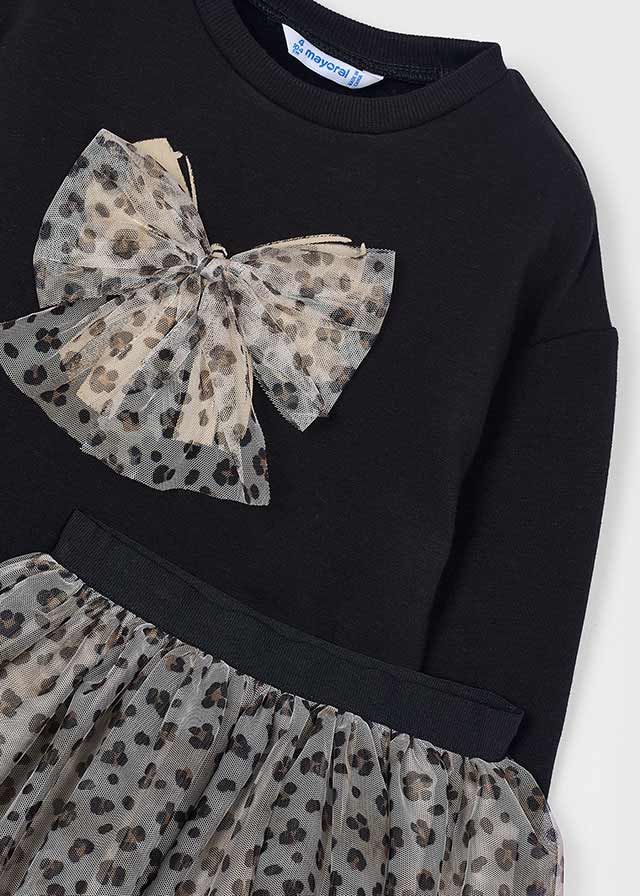 Mayoral 4936 Girl's Long Sleeve Top & Tulle Skirt Set