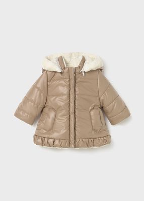 Mayoral 2404 Baby Girl's Reversible Coat/CACAHUETE