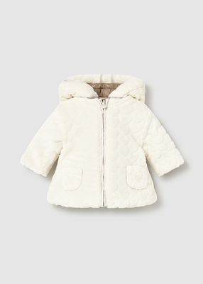 Mayoral 2404 Baby Girl's Reversible Coat/CACAHUETE