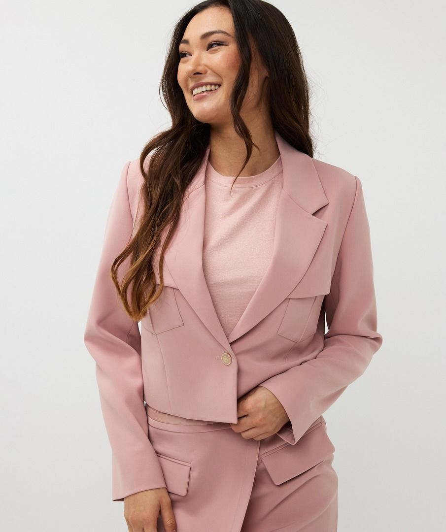 Esqualo SP25.10001 Cropped Blazer