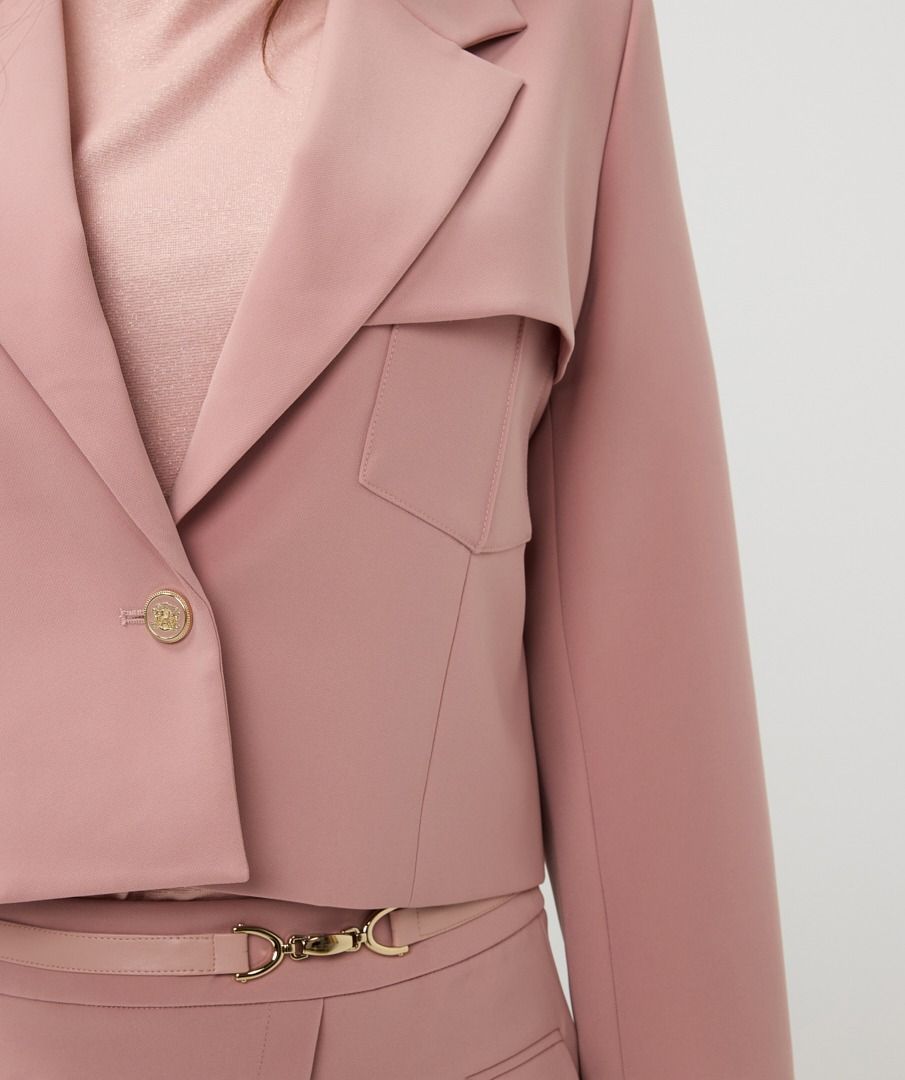Esqualo SP25.10001 Cropped Blazer