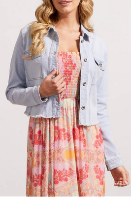 Tribal 7781O-2020-2504 Women's LS Denim Jacket/ COASTLINE