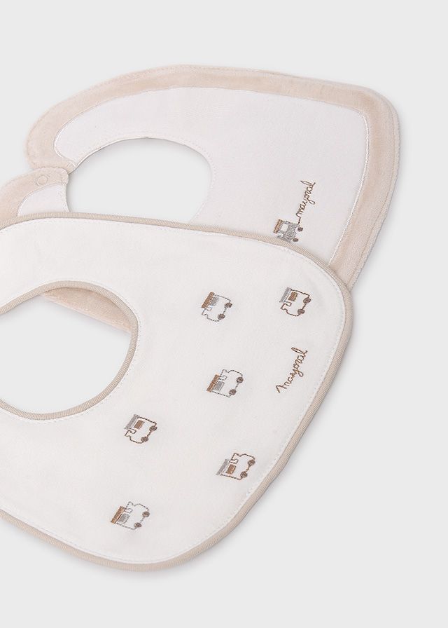 Mayoral 9950 3M Baby Boy’s 2PC Bib Set – Soja