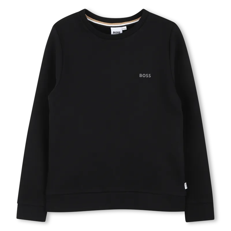 Boss J52348 Boy's Small Logo Sweatshirt/