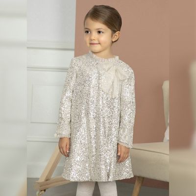 Abel & Lula 5532 Girl’s LS Sequin Dress/