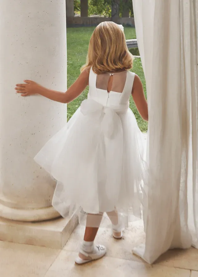 Abel & Lula 5037 Girl’s Shimmer Tulle Dress