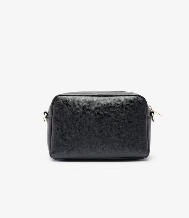 Lacoste NF5100PH Women's Leather Champs-Élysées Shoulder Bag – Black