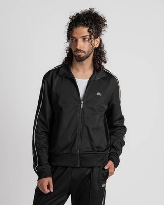 Lacoste SH1457 52 166 men's zip jacket up in navy blue