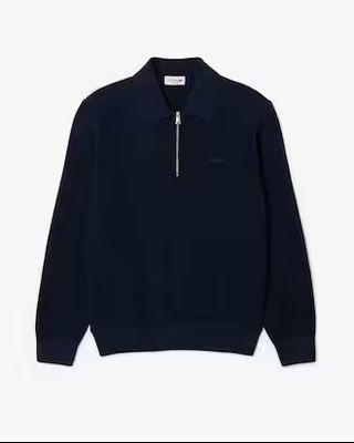 Lacoste AH5187 52 Men's LS Knit Q-Zip/