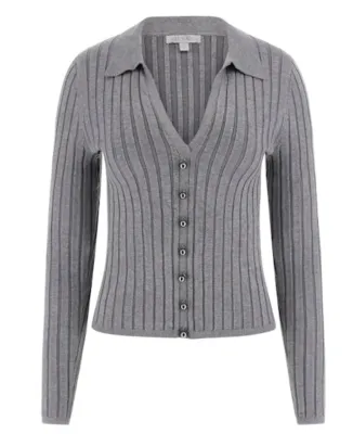 Guess W5BR51Z2YK2 Women's LS Ribbed Miranda Sweater/