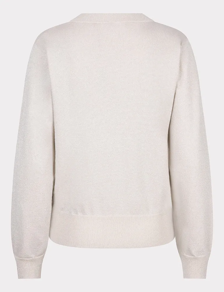 Esqualo F25.31502 Women's Long Sleeve Shimmer Sweater
