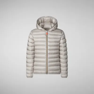 Save The Duck D33620W-IRIS21 Women's ALEXIS Hooded Puffer Coat/