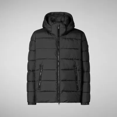 Save The Duck D35560M-MIRO21 Men's BORIS Hooded Puffer Coat/