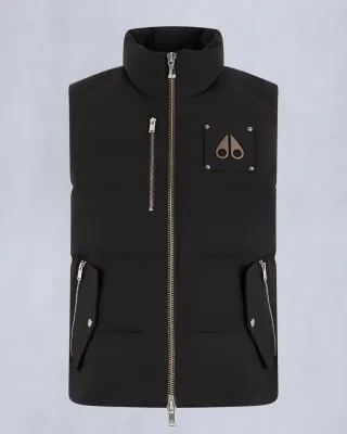 Moose Knuckles M35MV474H1 Men's Westmount Two Tone Vest/BLACK