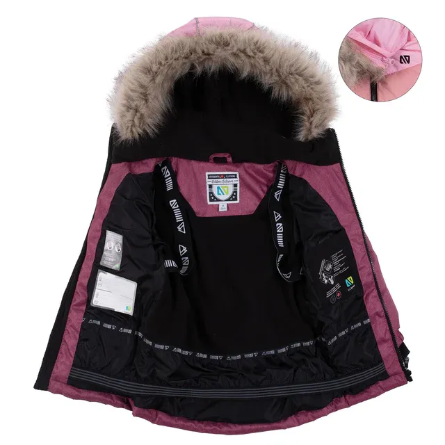 Nano F25M252-3  Girl's Roxanne Tri-Colour Snowsuit/