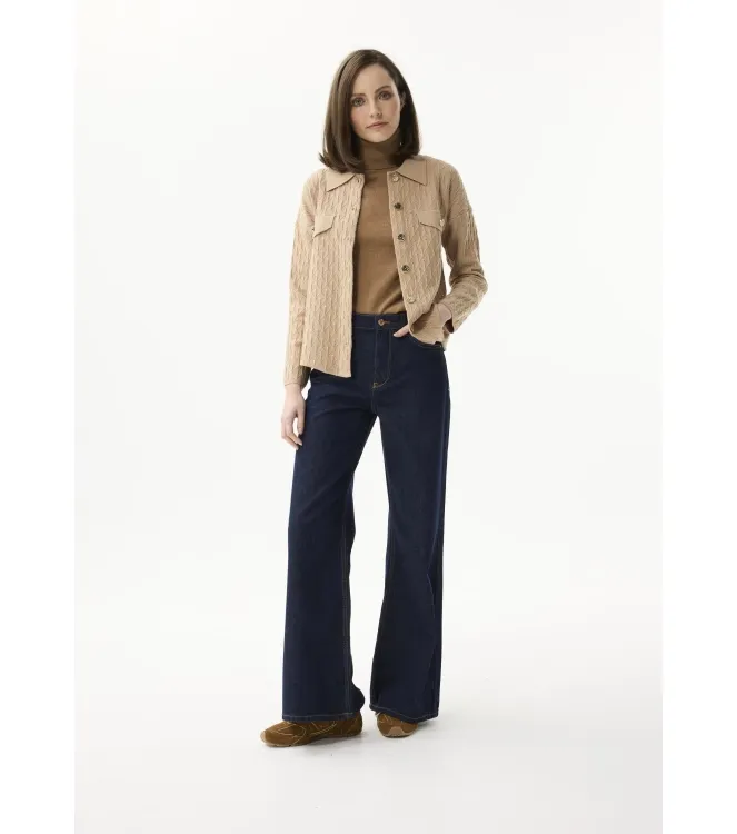 Leo & Ugo AW188-5 Women's Long Sleeve Rhinestone Cardigan