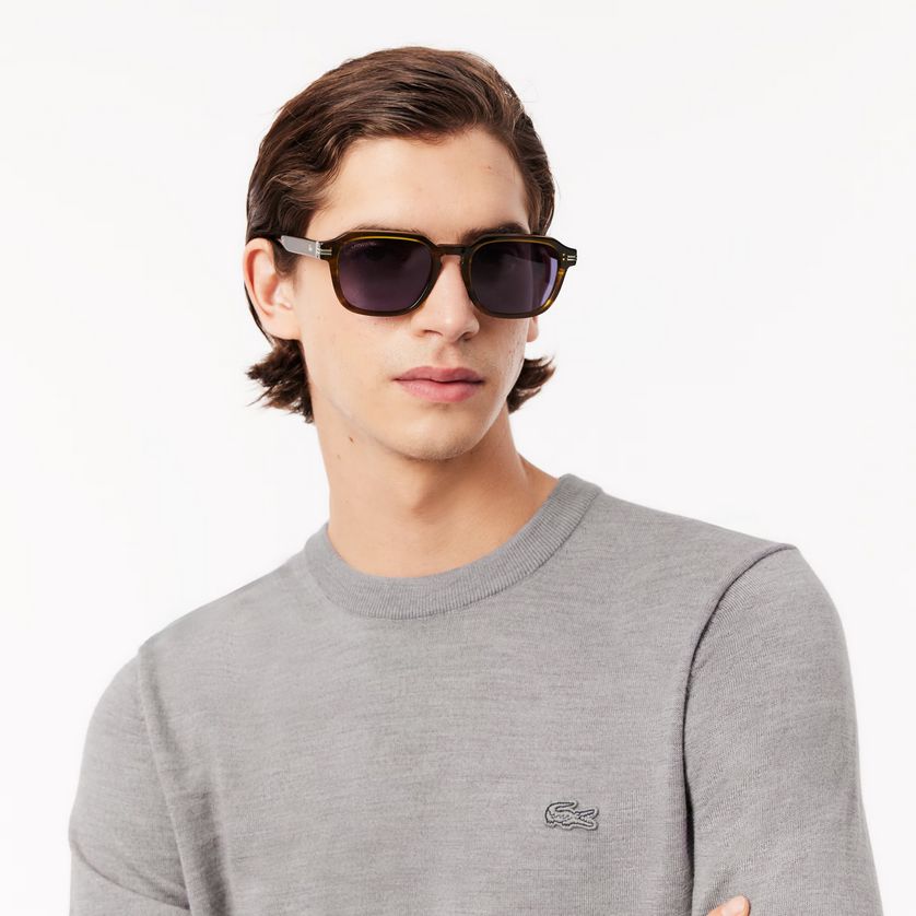 Lacoste AH1969 51 Men's Long Sleeve Knit Sweater