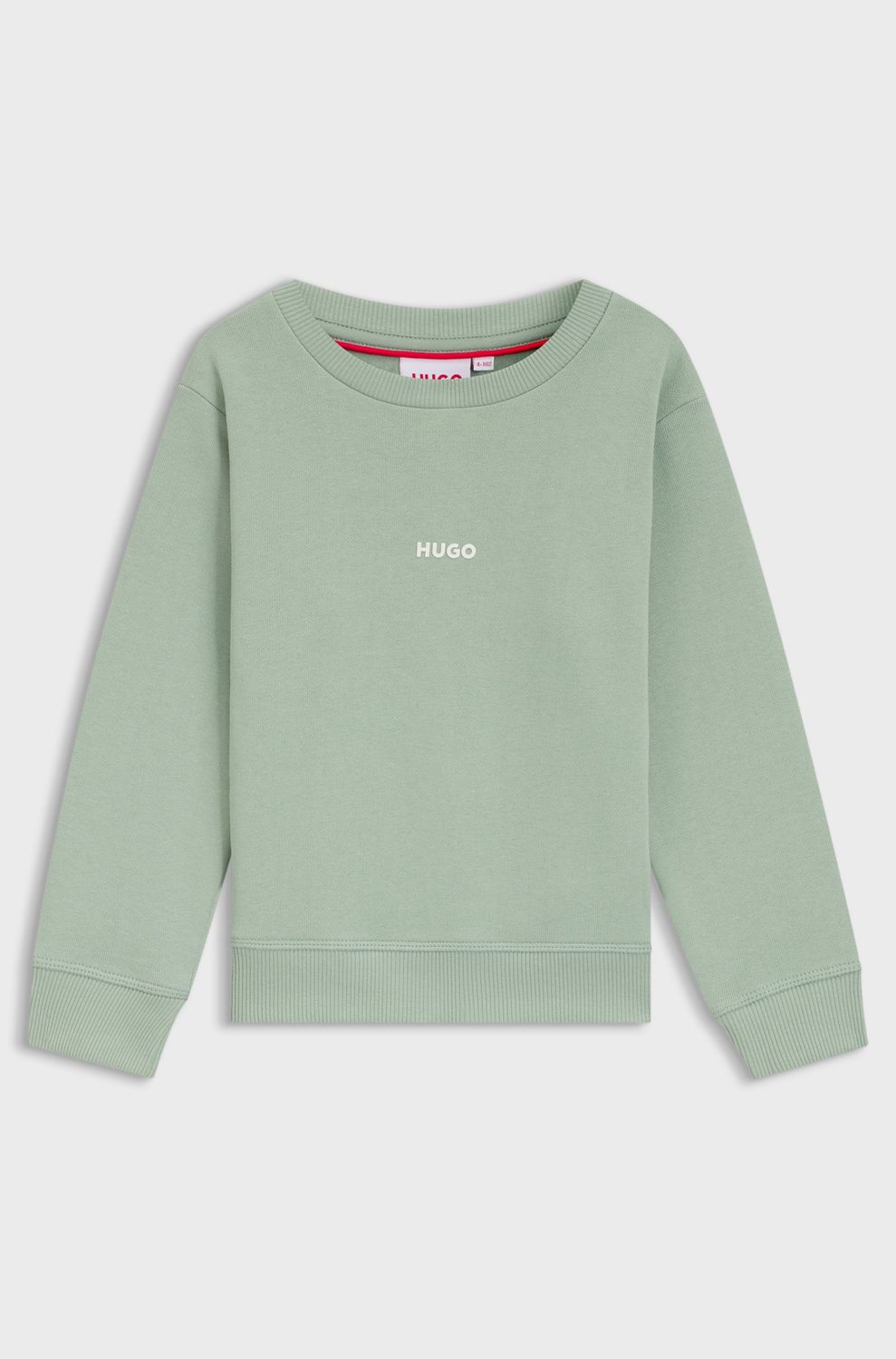 Hugo G00447 Boy's Junior Small Logo Sweater/SAGE