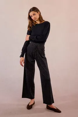 Molly Bracken LA539DN Women's Knitted Shimmer Jogger/