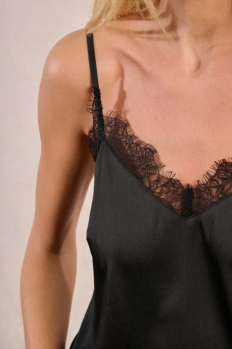 Molly Bracken T1286DN Women's Woven Silk Camisole